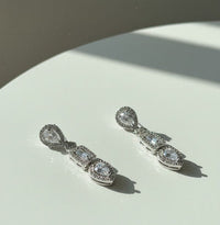 Crystal Leaf Grace Earrings