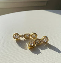 Crystal Leaf Grace Earrings