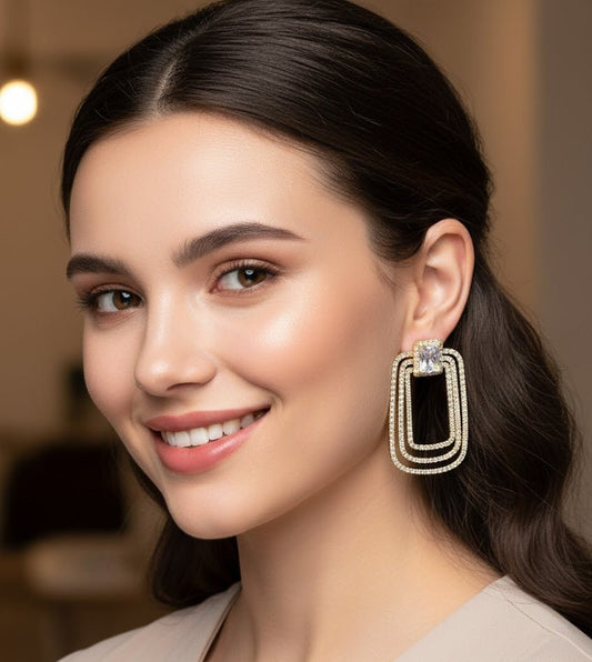 Daisy Luxe Halo Earrings