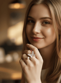 Pearl Butterfly  Ring