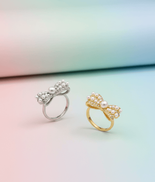 Pearl Bow Ring