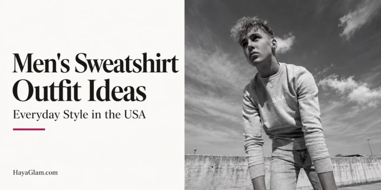 Sweatshirt for Men in USA: 12 Easy Outfit Ideas
