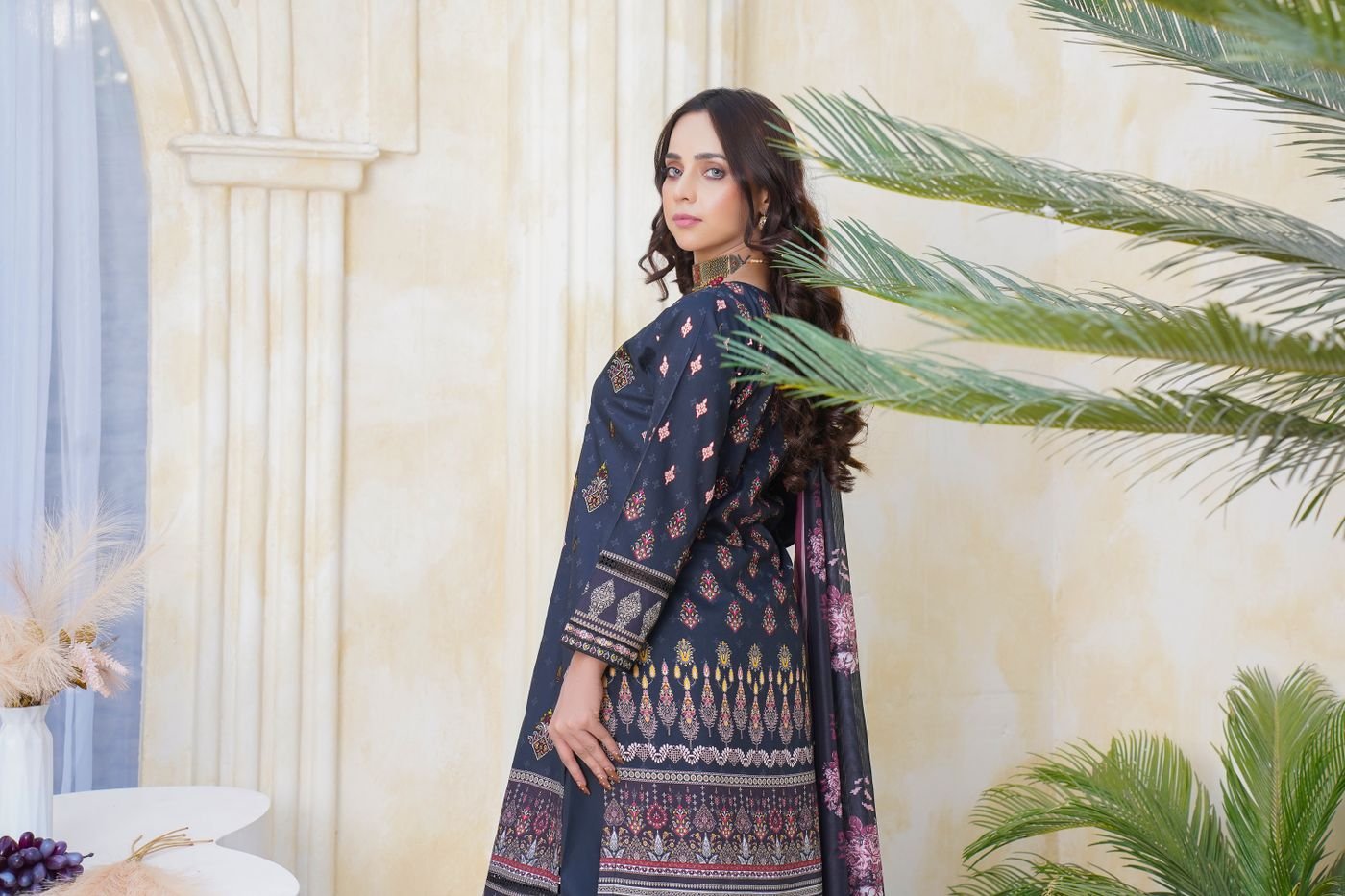 Traditional Pakistani outfit photographed in Lahore